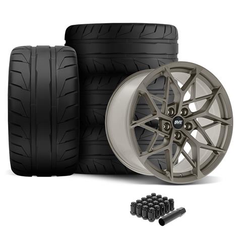 SVE Mustang MHP1 Wheel & Nitto Tire Kit - 19x10/11 - Bronze (05-14)