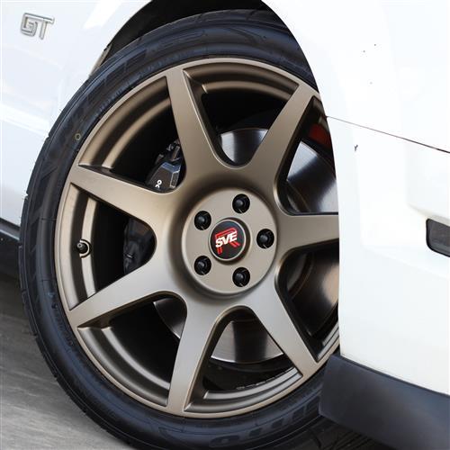 2005-2014 Mustang SVE R350 Wheel & Firestone Tire Kit - 19x10 - Satin Bronze