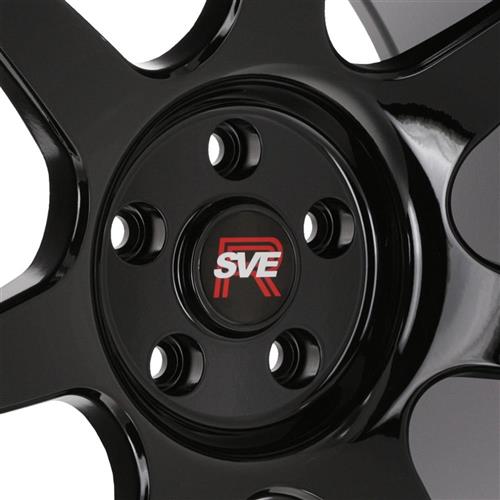 2024 Mustang SVE R350 Wheel & Firestone Tire Kit - 19x10/11 - Gloss Black