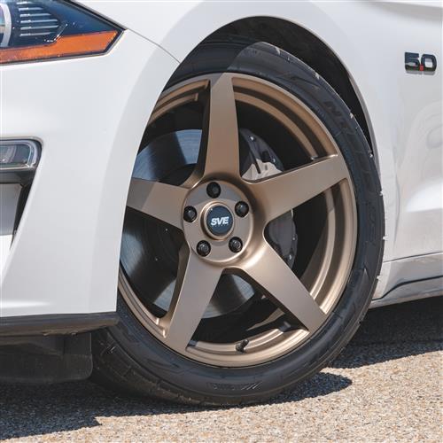 2015-23 Mustang SVE R355 Wheel & Nitto Tire Kit - 19x10/11 - Satin Bronze