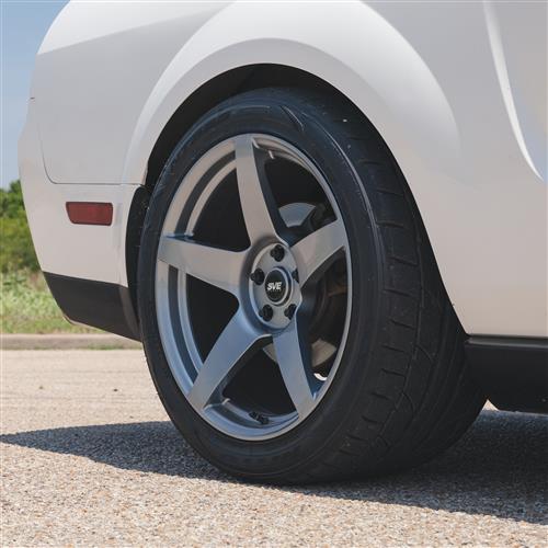 2005-14 Mustang SVE R355 Wheel & Nitto Tire Kit - 19x10/11 - Titanium Gray