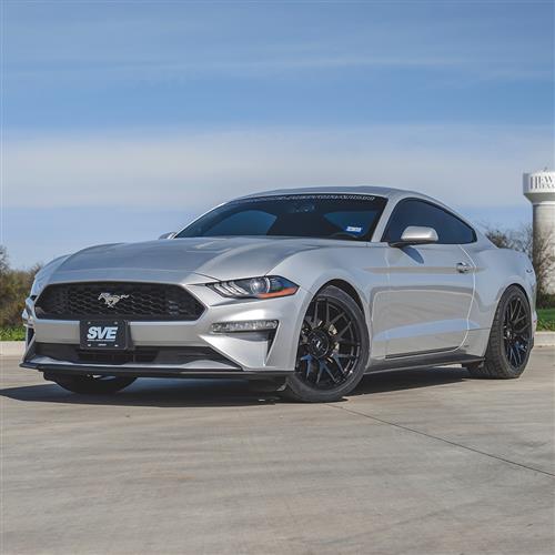 2015-23 Mustang SVE R357 Wheel & Nitto NT05 Tire Kit - 19x10/11 - Gloss Black