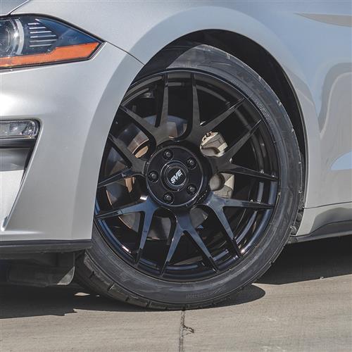 2015-23 Mustang SVE R357 Wheel & Nitto Tire Kit - 19x10 - Gloss Black