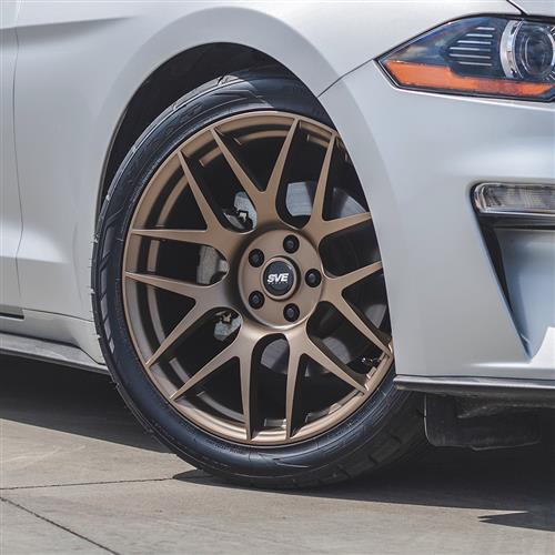 2015-23 Mustang SVE R357 Wheel & Nitto Tire Kit - 19x10 - Satin Bronze