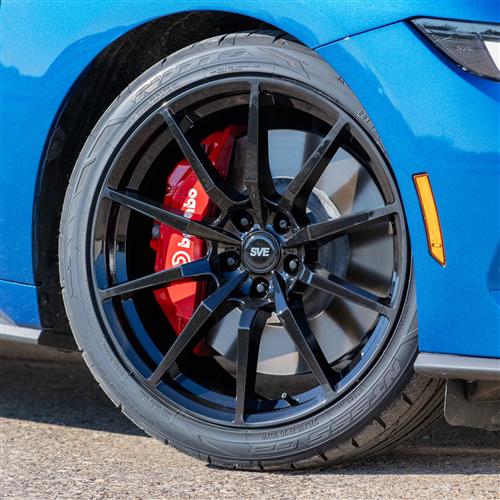2024 Mustang SVE S350 Wheel & Nitto Tire Kit - 20x10 - Staggered Tires - Gloss Black