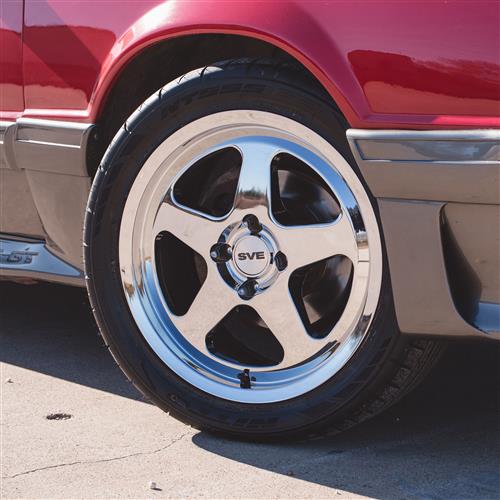 Mustang SVE Saleen SC Style Wheel - 17x8 Chrome | 79-93