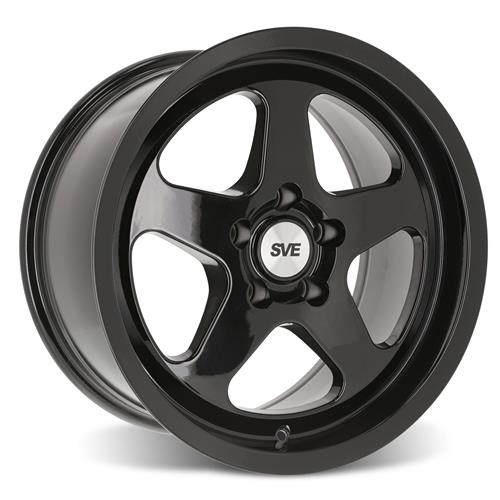 1994-04 Mustang SVE Saleen SC Style Wheel Kit - 17x9/10  - Gloss Black - Deep Dish
