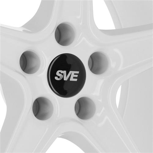 1994-04 Mustang SVE Saleen Style Wheel & Tire Kit - 18x9/10  - White - HTR Z5 Tires