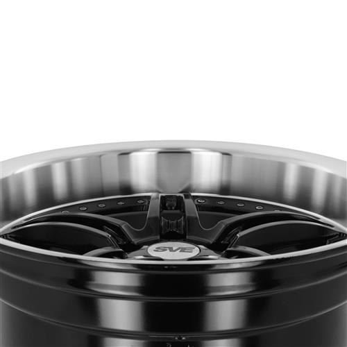 1994-04 Mustang SVE Series 2 Wheel - 18x10 Black w/ Machined Lip