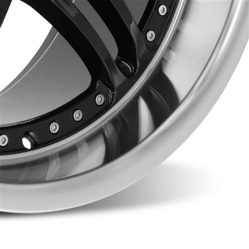 1994-04 Mustang SVE Series 2 Wheel - 18x10 Black w/ Machined Lip