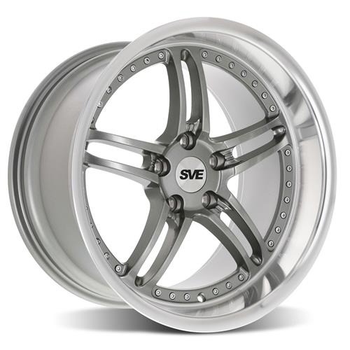 SVE Mustang Series 2 Wheel - 18x10 Gun Metal w/ Machined Lip SVE Mustang Series 2 Wheel - 18x10 Gun Metal w/ Machined Lip