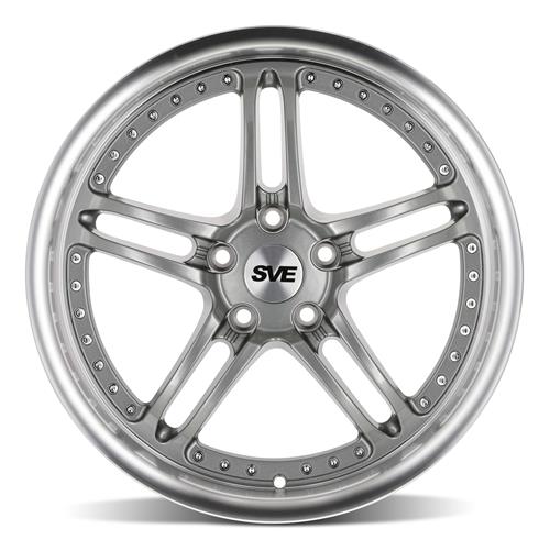1994-04 Mustang SVE Series 2 Wheel - 18x9 Gun Metal w/ Machined Lip