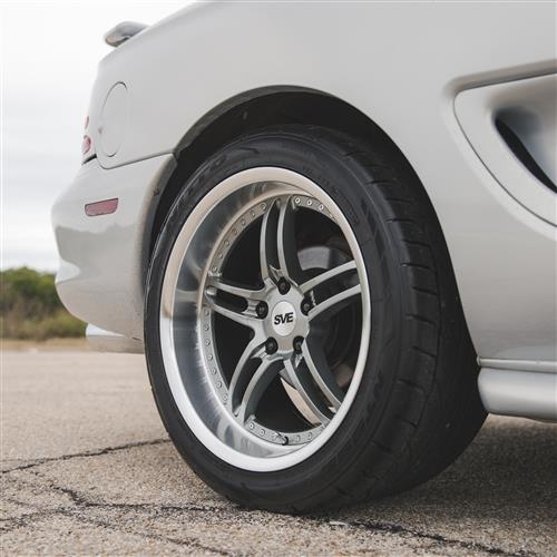SVE Mustang Series 2 Wheel & Nitto Tire Kit - 18x9/10 - Gun