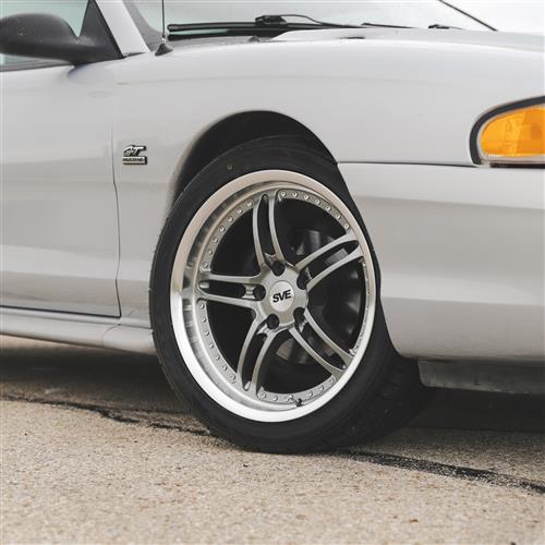 1994-04 Mustang SVE Series 2 Wheel & Sumitomo Tire Kit - 18x9/10 - Gun Metal w/ Machined Lip