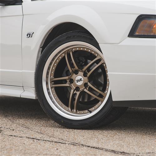 1994-04 Mustang SVE Series 2 Wheel & Nitto Tire Kit - 18x9/10 - Satin Bronze