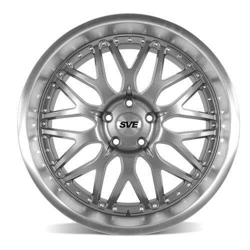 SVE Mustang Series 3 Wheel & Lug Nut Kit - 20x8.5/10 Gun Metal (05-14)