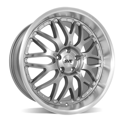 SVE Mustang Series 3 Wheel & Lug Nut Kit 20x8.5/10 Gun Metal (0514)