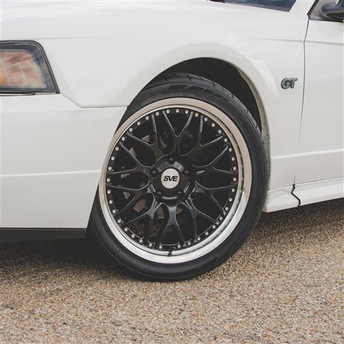 1994-04 Mustang SVE Series 3 Wheel & Sumitomo Tire Kit - 18x9/10 - Gloss Black