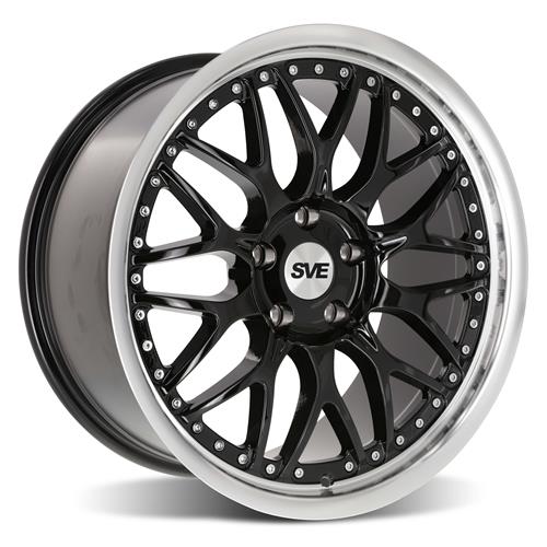 1994-04 Mustang SVE Series 3 Wheel & Sumitomo Tire Kit - 18x9/10 - Gloss Black