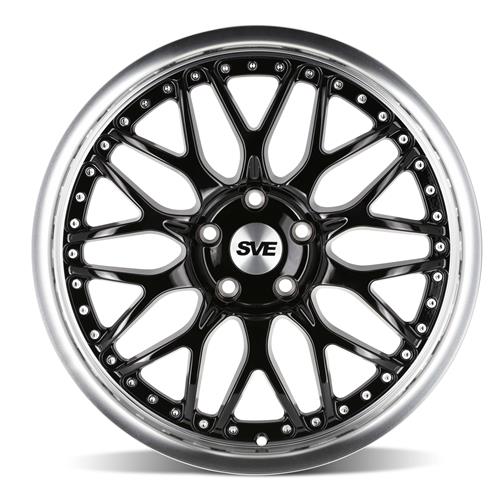 1994-04 Mustang SVE Series 3 Wheel & Sumitomo Tire Kit - 18x9/10 - Gloss Black