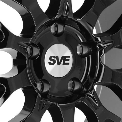 1994-04 Mustang SVE Series 3 Wheel & Nitto Tire Kit - 18x9/10 - Gloss Black