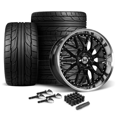SVE Mustang Series 3 Wheel & Nitto Tire Kit - 20x8.5/10 - Gloss