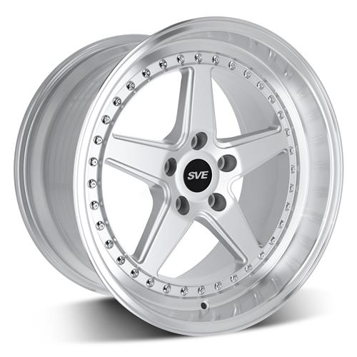 SVE Mustang Series 4 Wheel - 18x10 - Gloss Silver (94-04)