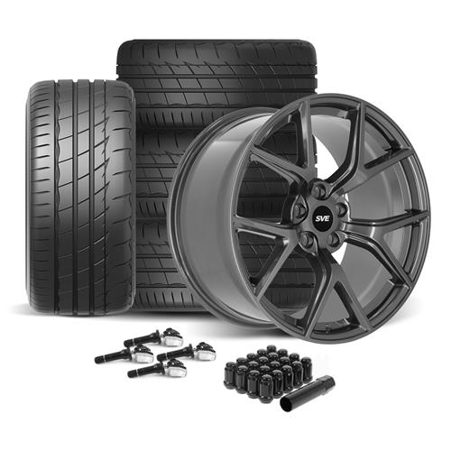 SVE Mustang SP2 Wheel & Firestone Tire Kit - 19x10 - Graphite (15-23)