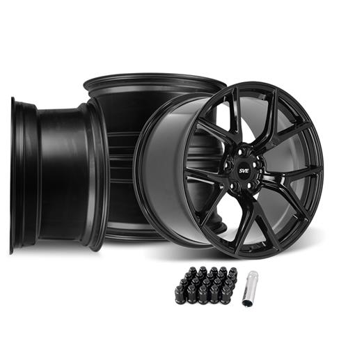 SVE Mustang SP2 Wheel Kit - 19x10/11 - Gloss Black (15-26)