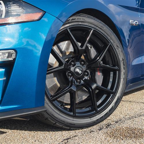 Mustang SVE SP2 Wheel & Nitto NT05 Tire Kit - 19x10/11 - Black | 15-23