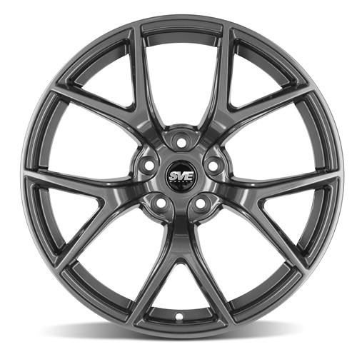 Mustang SVE SP2 Wheel & Nitto Tire Kit - 19x10/11 - Gloss Graphite | 05-14