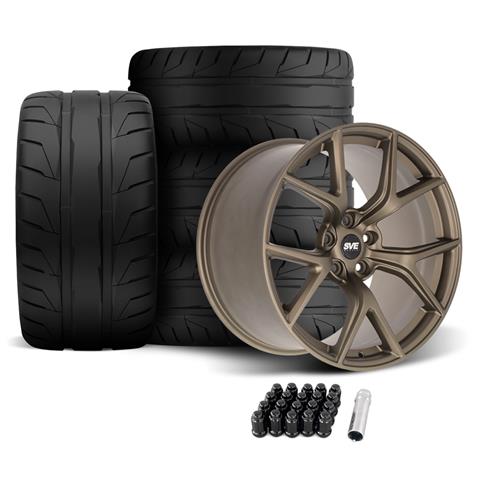 Mustang SVE SP2 Wheel & Nitto Tire Kit - 19x10/11-Satin Bronze | (05-14)