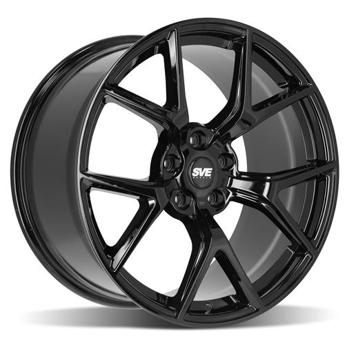 Mustang SVE SP2 Wheel & Ohtsu Tire Kit - 19x10 - Gloss Black | 05-14