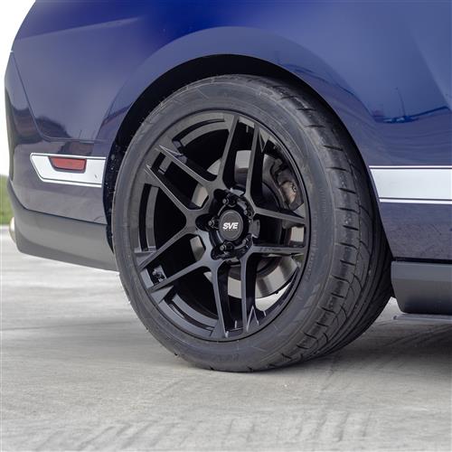 2005-14 Mustang SVE X500 Wheel & Nitto Tire Kit - 19x10/11  - Gloss Black