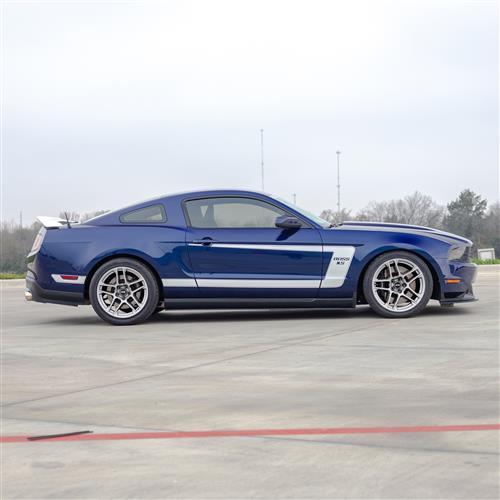 2005-14 Mustang SVE X500 Wheel & Nitto Tire Kit - 19x10/11  - Gloss Silver