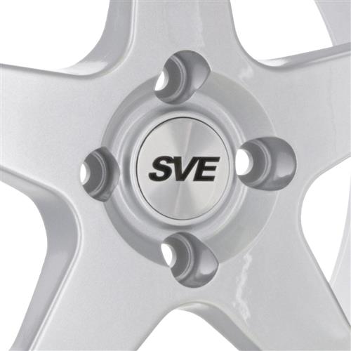 1979-1993 Mustang SVE Saleen SC Style Wheel Kit - Silver w/ Rivets - 17x9/10