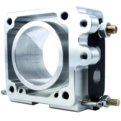 SVE Mustang 70mm Throttle Body & EGR Spacer Satin (8693) 5.0L