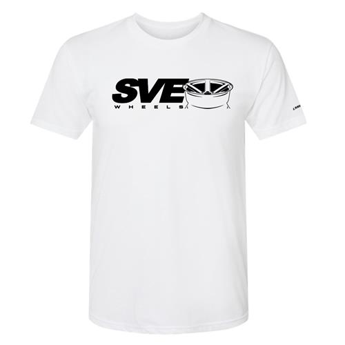 SVE Wheels Flexfit T-Shirt - Medium - White