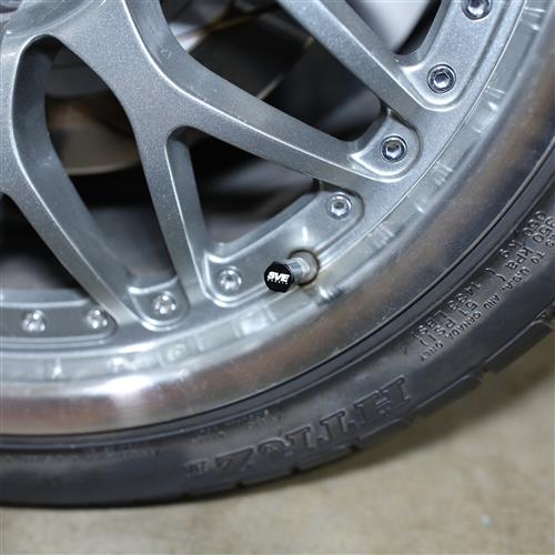 SVE Wheels Magnetic Valve Stem Caps - Black - LMR.com