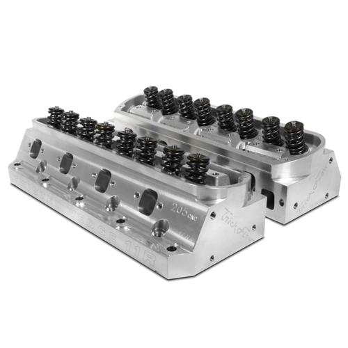 1979-95 Mustang 5.0 Trick Flow Twisted Wedge Heads 11R 205cc w/ Upgraded Valve Springs - 66cc Chamber
