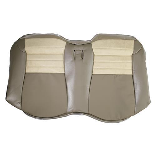 2001 Mustang TMI Cobra Seat Upholstery - Leather - Dark Parchment/Medium Parchment Convertible
