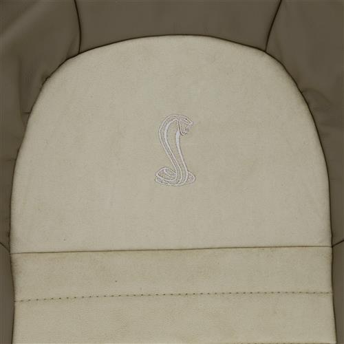 2001 Mustang TMI Cobra Seat Upholstery - Leather - Dark Parchment/Medium Parchment Coupe