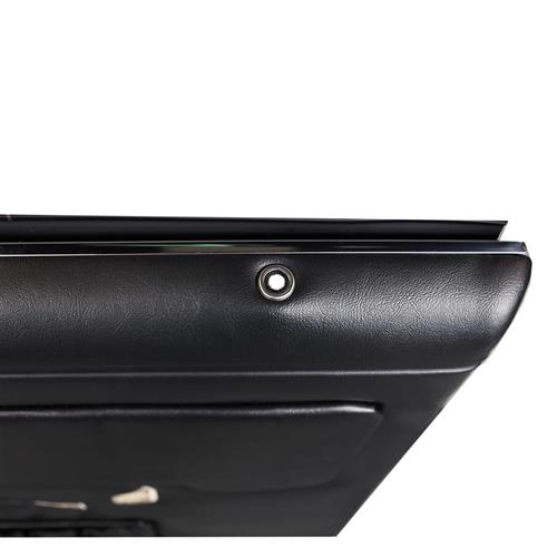 1990-1993 Mustang TMI Door Panels for Manual Windows - Black