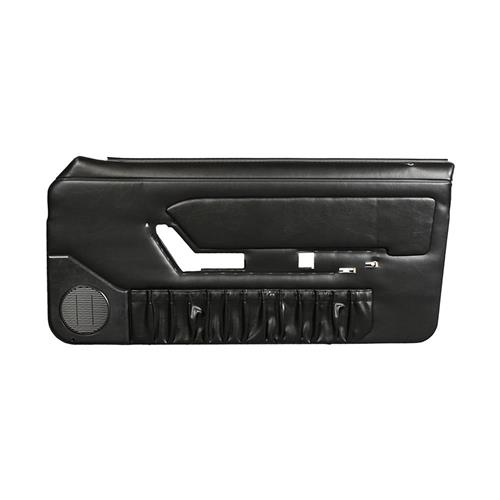 1990-1993 Mustang TMI Door Panels for Power Windows - Black - Convertible