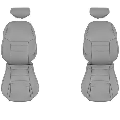 1998 Mustang TMI Front Sport Seat Vinyl Upholstery - Medium Graphite Coupe/Convertible
