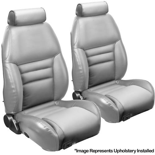 1998 Mustang TMI  Front Sport Seat Vinyl Upholstery  - Medium Graphite Coupe/Convertible