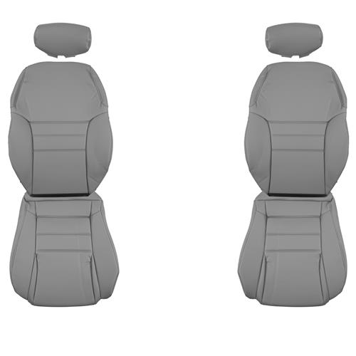 1994-95 Mustang TMI Front Sport Seat Vinyl Upholstery - Opal Gray Coupe/Convertible