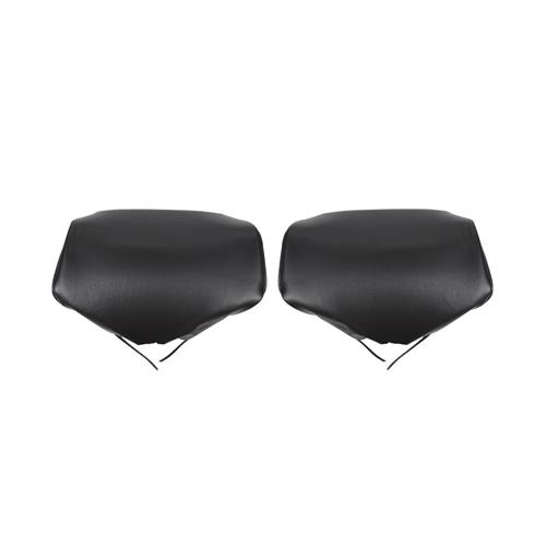 Mustang Mach 1 Style Seat Upholstery Black Vinyl | 87-89 Coupe