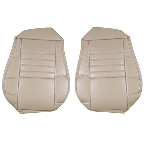 1999-2004 Mustang Convertible TMI Sport Seat Upholstery - Leather - Medium Parchment