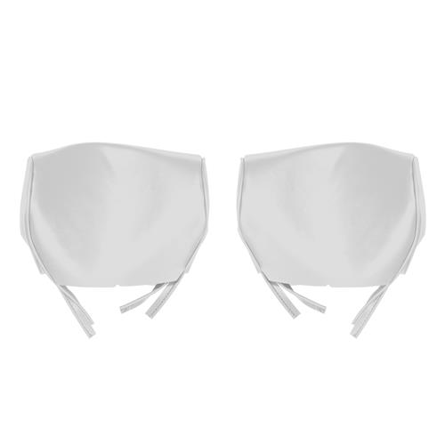 1985-86 Mustang TMI Sport Seat Vinyl Upholstery Kit  - Oxford White Convertible